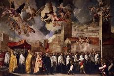Saint Michael Vanquishing Satan-Francesco Maffei-Framed Premier Image Canvas