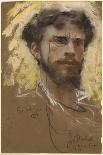 Self-Portrait, 1877 (Pastel and Gouache)-Francesco Paolo Michetti-Giclee Print