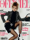 L'Officiel, August 1994 - Bridget Hall, Star Des Tops Models Porte Le Nouveau Chanel-Francesco Scavullo-Art Print