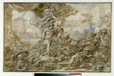 St Joseph's Dream, C1677-1747-Francesco Solimena-Framed Premier Image Canvas
