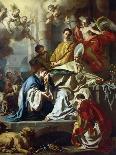 St Joseph's Dream, C1677-1747-Francesco Solimena-Framed Premier Image Canvas