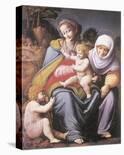 The Virgin And Child With Saint Elizabeth And John The Baptist-Francesco Ubertini Bacchiacca-Premium Giclee Print