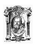 Galileo Galilei, Italian Astronomer and Mathematician, Early 17th Century-Francesco Villamena-Framed Premier Image Canvas