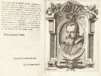 Jean Le Grott of Lucerne, Guardsman of the Pope, 1613-Francesco Villamena-Giclee Print