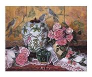 Roses with Green Jar-Francie Botke-Art Print