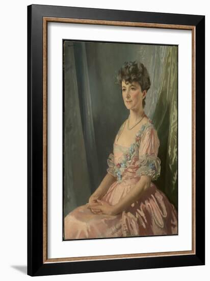 Francine J. M. Clark, 1921-22 (Oil on Canvas)-William Orpen-Framed Giclee Print