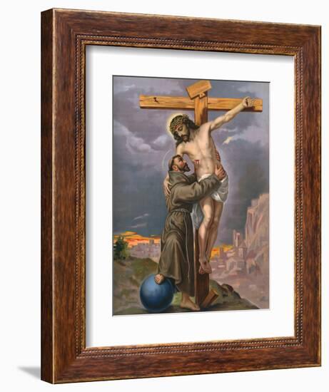 Francis and Jesus-null-Framed Photographic Print