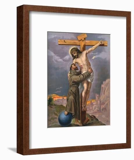 Francis and Jesus-null-Framed Photographic Print