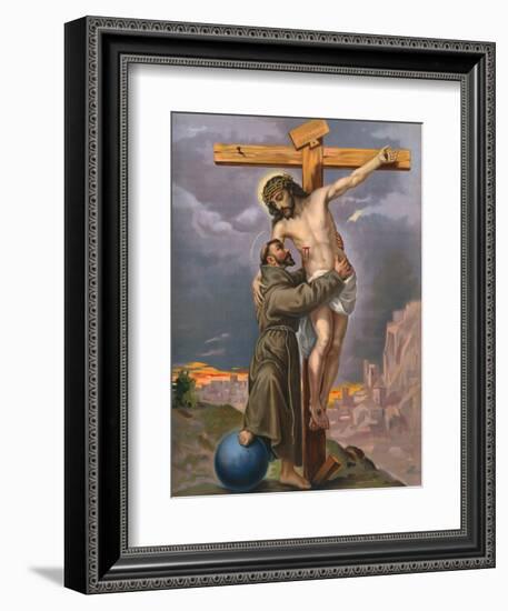 Francis and Jesus-null-Framed Photographic Print