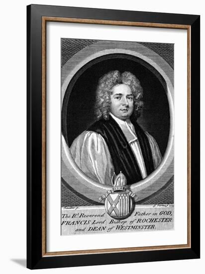 Francis Atterbury-Godfrey Kneller-Framed Art Print