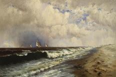 Late Afternoon, Haverstraw Bay, 1871-Francis Augustus Silva-Giclee Print