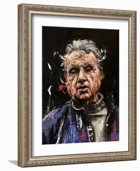 Francis Bacon, C.2021 (Acrylic on Canvas)-Blake Munch-Framed Giclee Print