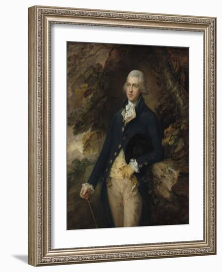 Francis Bassett, Lord De Dunstanville, C.1786 (Oil on Canvas)-Thomas Gainsborough-Framed Giclee Print