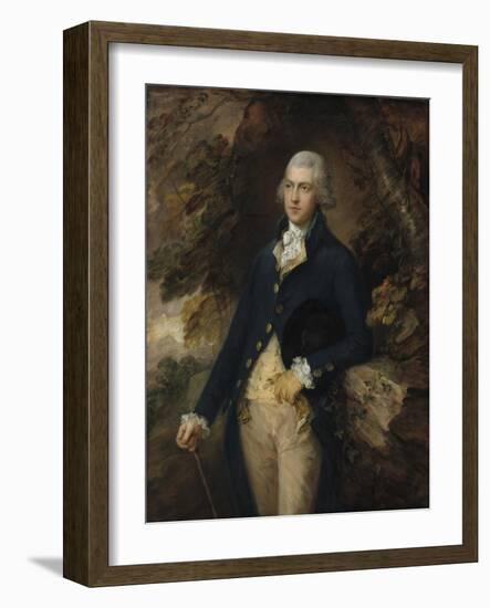 Francis Bassett, Lord De Dunstanville, C.1786 (Oil on Canvas)-Thomas Gainsborough-Framed Giclee Print