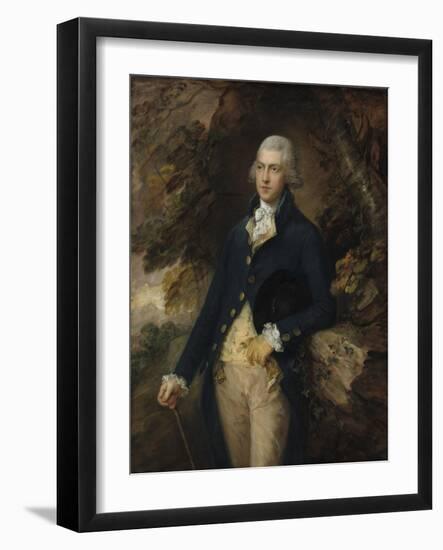 Francis Bassett, Lord De Dunstanville, C.1786 (Oil on Canvas)-Thomas Gainsborough-Framed Giclee Print