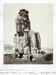 The 'Vocal Memnon', Thebes, Egypt, 1862-Francis Bedford-Photographic Print