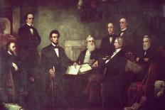 The First Reading of the Emancipation Proclamation-Francis Bicknell Carpenter-Framed Premier Image Canvas