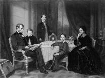 A Lincoln Reception at the White House, 1863-Francis Bicknell Carpenter-Framed Premier Image Canvas