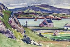 Nightfall, Iona, Paps of Jura Beyond-Francis Campbell Boileau Cadell-Giclee Print