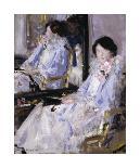 Girl in Blue (Reflections)-Francis Campbell Cadell-Premium Giclee Print