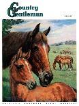 "Mares and Foals," Country Gentleman Cover, May 1, 1947-Francis Chase-Giclee Print