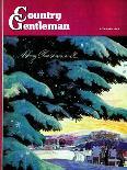 "Nebraska Christmas Scene," Country Gentleman Cover, December 1, 1946-Francis Chase-Framed Giclee Print