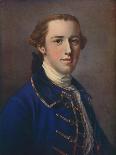 Portrait of a Gentleman, in a Blue Coat with a White Gold-Embroidered Waistcoat-Francis Cotes-Giclee Print