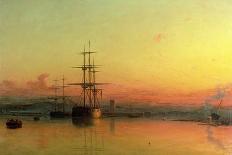 Dead Calm - Sunset at the Bight of Exmouth-Francis Danby-Giclee Print
