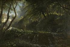 River Scene with Weir and Mill, C.1823-Francis Danby-Giclee Print
