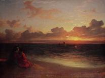 Dead Calm - Sunset at the Bight of Exmouth-Francis Danby-Framed Giclee Print