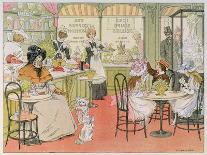 The Tea Shop, from The Book of Shops, 1899-Francis Donkin Bedford-Framed Giclee Print