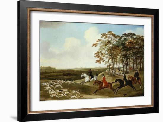 Francis Drake-Brockman and His Hounds, 1783-John Nost Sartorius-Framed Giclee Print