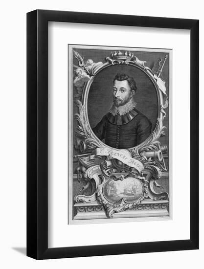 Francis Drake, English Explorer-Middle Temple Library-Framed Photographic Print