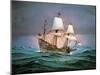 Francis Drake Sailed His Ship Golden Hind into History-null-Mounted Giclee Print