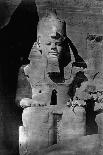 Statue of Ramses II at the Temple of Ramses II-Francis Frith-Framed Photographic Print