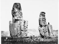 Statue of Ramses II at the Temple of Ramses II-Francis Frith-Photographic Print