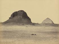 The Pyramids of Dahshoor From the East, 1857-Francis Frith-Giclee Print