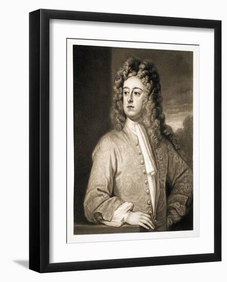 Francis Godolphin, Earl of Godolphin, Pub. 1902-Godfrey Kneller-Framed Giclee Print