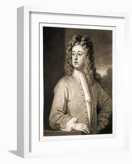 Francis Godolphin, Earl of Godolphin, Pub. 1902-Godfrey Kneller-Framed Giclee Print