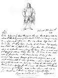 A Letter and Portrait of Francis Grose, 1772,-Francis Grose-Framed Premier Image Canvas