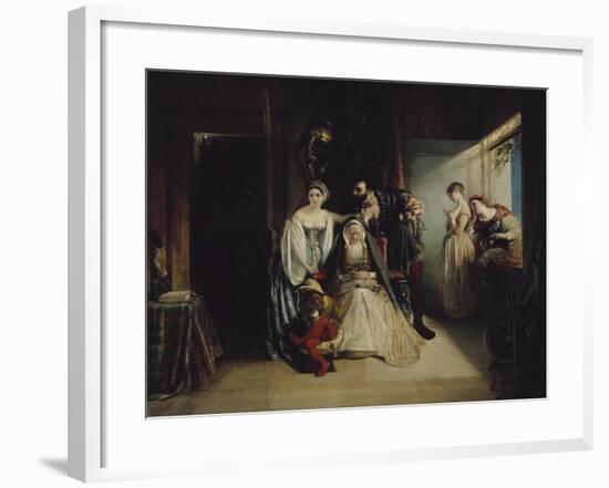 Francis I and Diane De Poitiers-Daniel Maclise-Framed Giclee Print