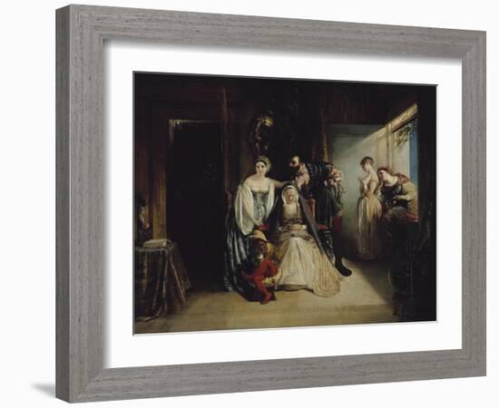 Francis I and Diane De Poitiers-Daniel Maclise-Framed Giclee Print