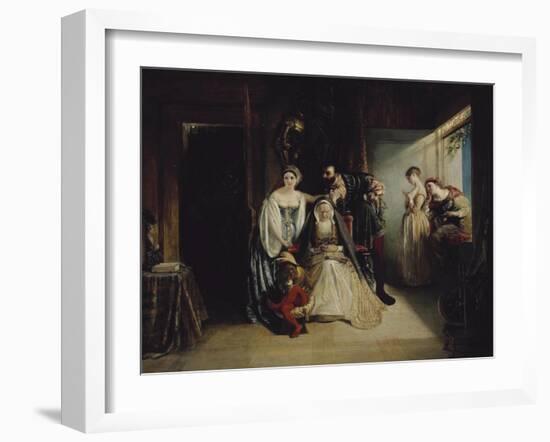 Francis I and Diane De Poitiers-Daniel Maclise-Framed Giclee Print