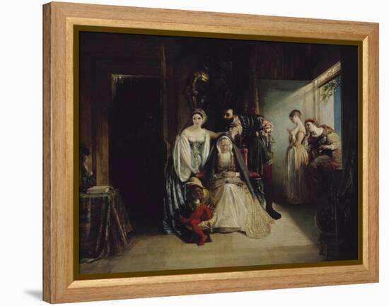 Francis I and Diane De Poitiers-Daniel Maclise-Framed Premier Image Canvas