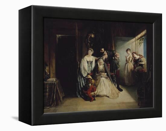 Francis I and Diane De Poitiers-Daniel Maclise-Framed Premier Image Canvas