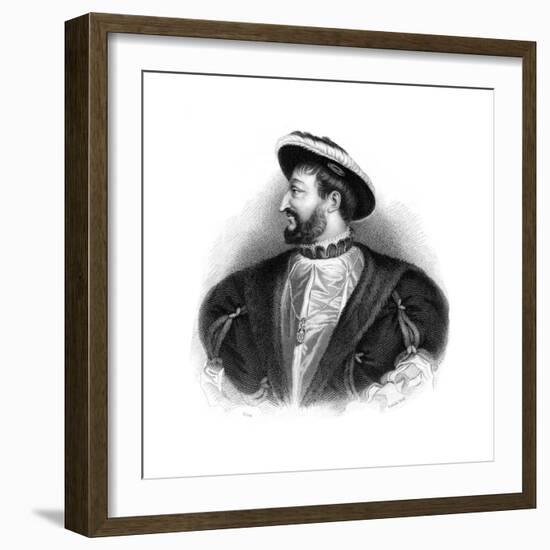 Francis I, King of France, 19th Century-Francis Holl-Framed Giclee Print