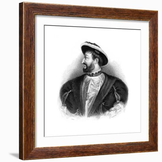 Francis I, King of France, 19th Century-Francis Holl-Framed Giclee Print
