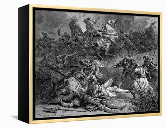 Francis I of France Besieging Pavia, Italy, 28th October 1524 (1882-188)-Frederic Lix-Framed Premier Image Canvas