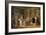 Francis I, Receiving a Painting of the Holy Family by Raphael, 1814-Gabriel Lemonnier-Framed Giclee Print