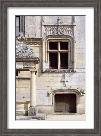 Francis I-Style Decorations from Facade of Fontaine-Henry Castle' Giclee  Print | Art.com